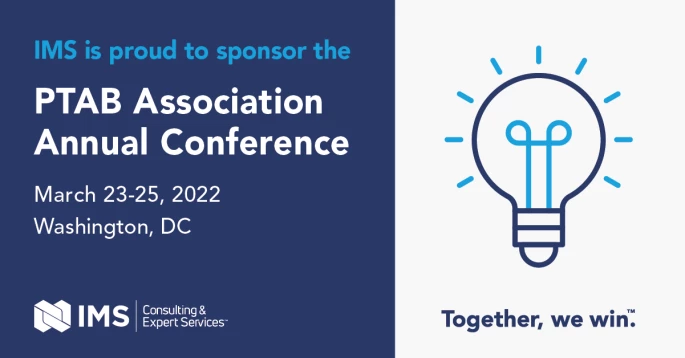 Social graphic for the PTAB Association Annual Conference event.