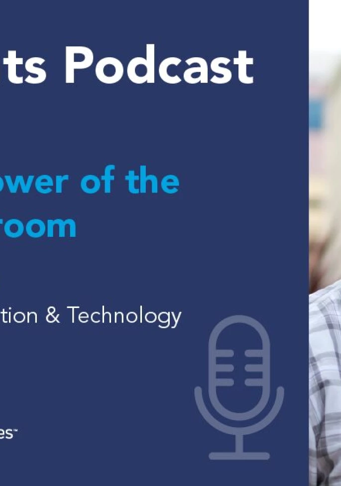 Social media graphic for IMS Insights Podcast Episode 21: "The Staying Power of the Remote Courtroom" featuring Jeff Dahm