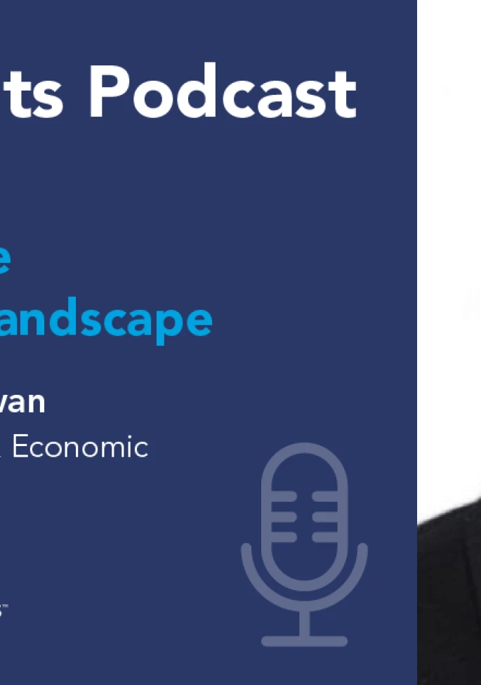 Social Graphic for IMS Podcast ft. Chuck Cowan, Episode 35: Changes in the Employment Landscape.