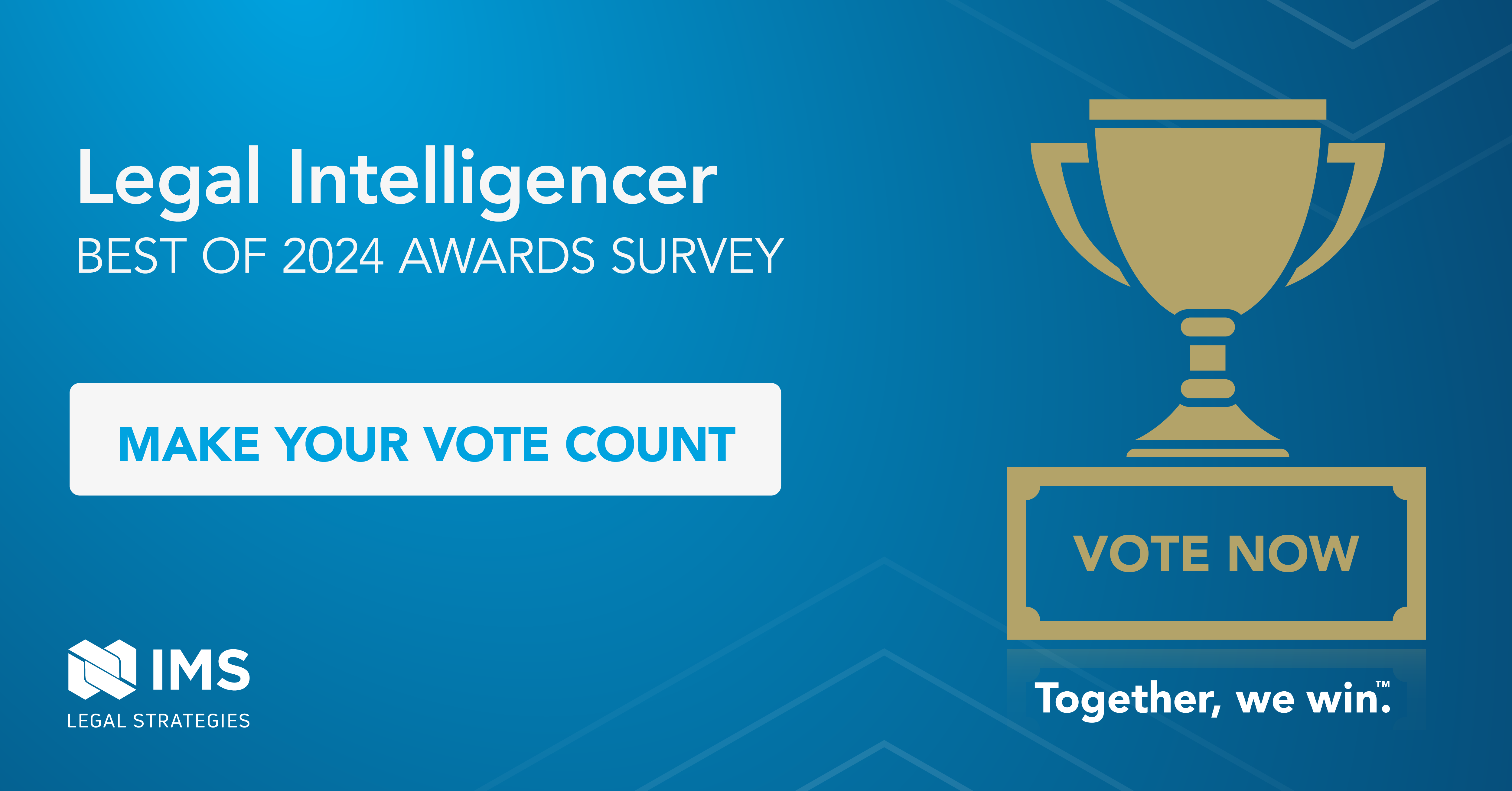 The legal intelligencer nominates ims in 12 categories in best of